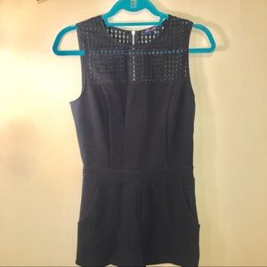 Adorable, black, fitted ROMPER